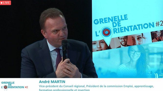 André Martin au Grenelle de l'orientation