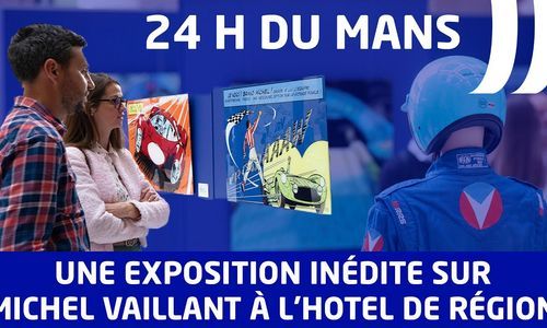 Découvrez l'exposition sur Michel Vaillant à l'Hôtel de Région à Nantes (44)