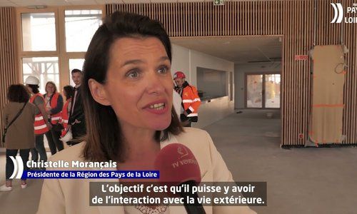 Futur lycée d'Aizenay : visite des travaux avant ouverture